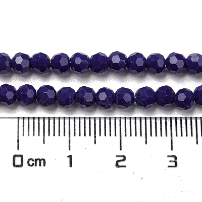 Opaque Glass Beads Stands EGLA-A035-P4mm-D09-1