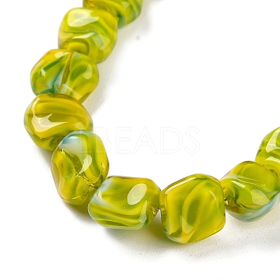 Handmade Milleflori Glass Beads Strands LAMP-M018-01A-02-1