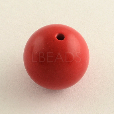 Round Cinnabar Beads CARL-Q002-8mm-1