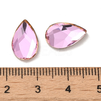 Glass Rhinestone Cabochons RGLA-P037-15A-D223-1