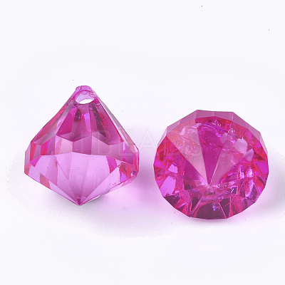 Transparent Acrylic Pendants TACR-S133-046-1