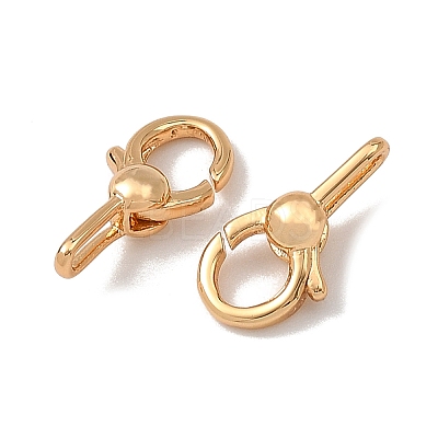 SHEGRACE Brass Spring Ring Clasps XGRQ58597-785G-1