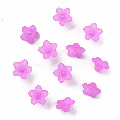 Transparent Acrylic Beads X-PL554-17-1
