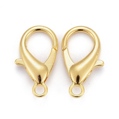 Zinc Alloy Lobster Claw Clasps LS-X-E107-G-1