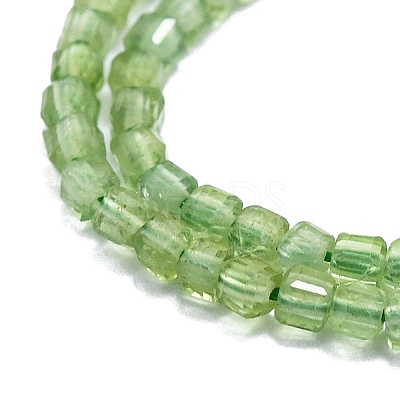Natural Green Apatite Beads Strands G-P457-B01-12-1