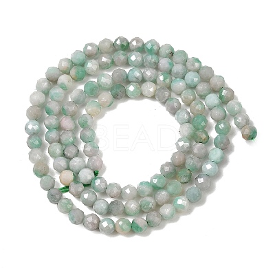 Natural Emerald Beads Strands G-A026-A01-3mm-01-1