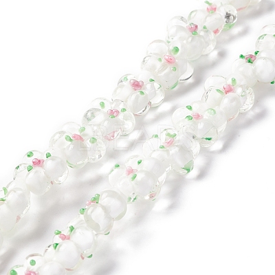 Handmade Lampwork Beads Strands LAMP-D015-08K-1