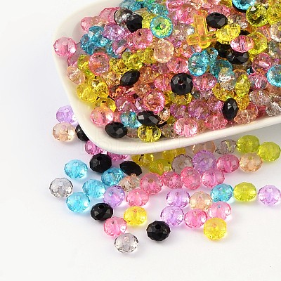 Transparent Acrylic Beads PL408Y-1