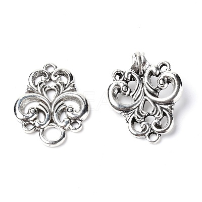 Alloy Hook Button PALLOY-WH0082-64-1