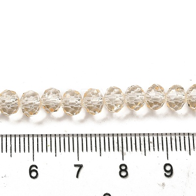 Transparent Baking Paint Glass Beads Strands DGLA-A034-T6mm-D02-1