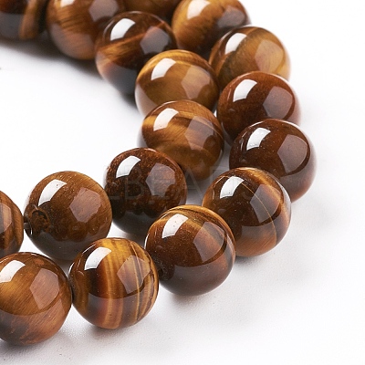 Natural Tiger Eye Beads Strands Z0RQS012-1
