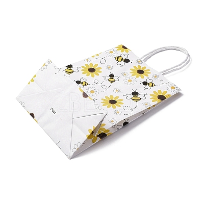 Bees Theme Rectangle Paper Bags CARB-F012-02B-1