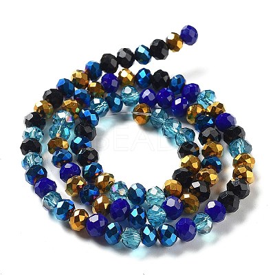 Glass Beads Strands EGLA-A034-M6mm-36-1