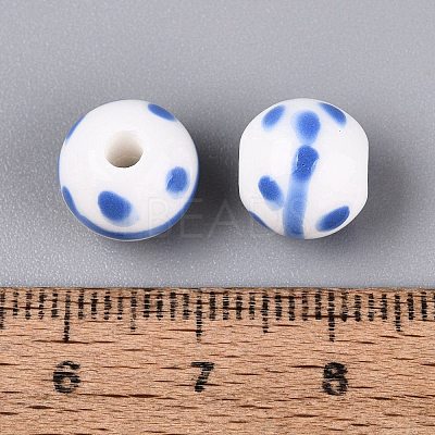 Handmade Porcelain Beads PORC-N012-12E-1
