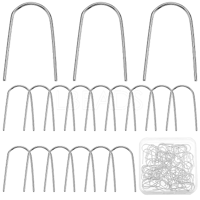 100Pcs 316 Surgical Stainless Steel Earring Hooks STAS-SC0006-30-1