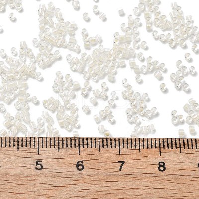 Transparent Inside Colours Glass Seed Beads SEED-H003-04B-1