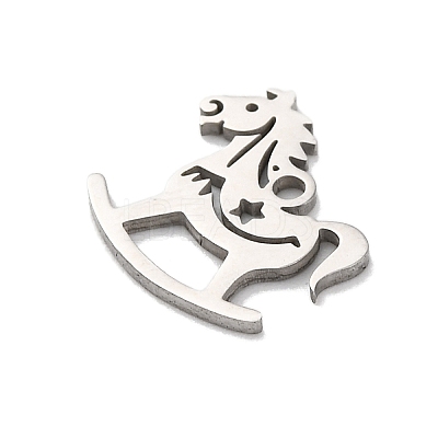 Anti-Tarnish 201 Stainless Steel Charms STAS-Q015-12P-1