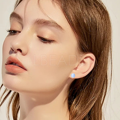 304 Stainless Steel Stud Earring Findings STAS-SP0002-01-1