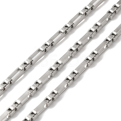 Tarnish Resistant 304 Stainless Steel Link Chains CHS-A012-04A-P-1