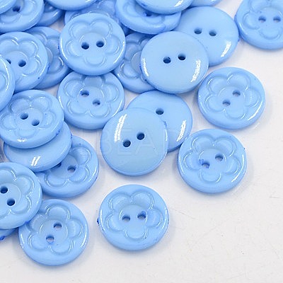 Acrylic Sewing Buttons for Clothes Design BUTT-E083-C-07-1