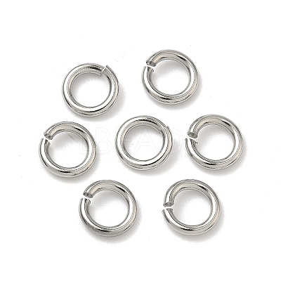 Tarnish Resistant 304 Stainless Steel Open Jump Rings STAS-R065-42-1