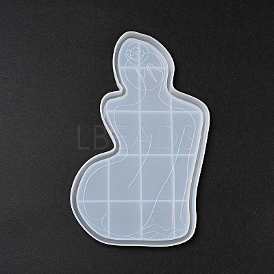 DIY Goddess Tray Palte Silicone Bust Statue Molds DIY-P070-C03-1