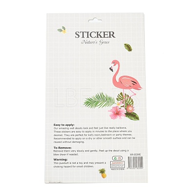 Paper Glitter Self-adhesive Sticker DIY-A017-01E-1