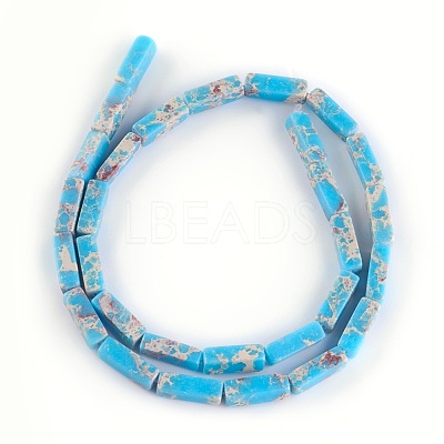 Synthetic Imperial Jasper Bead Strands G-E508-02E-1