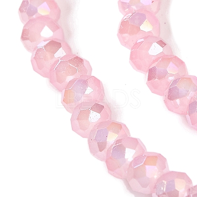 Baking Electroplate Glass Beads Strands X-DGLA-A039-J2MM-B15-1