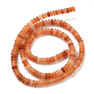 Natural Red Aventurine Beads Strands G-K343-C20-01-1