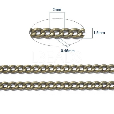 Brass Twisted Chains CHC-S108-AB-NF-1