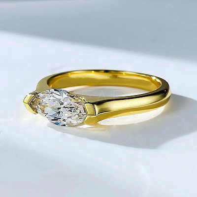 Alloy with Clear Cubic Zirconia Finger Rings FS-WGD7F1A-02-1