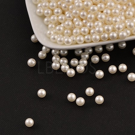 Imitation Pearl Acrylic Beads OACR-S011-8mm-Z24-1