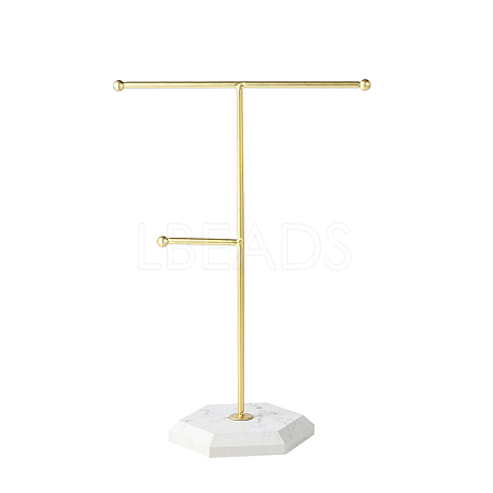 T Iron Bar Jewerly Display Stands for Necklaces Bracelets Watches PW-WGA563E-02-1
