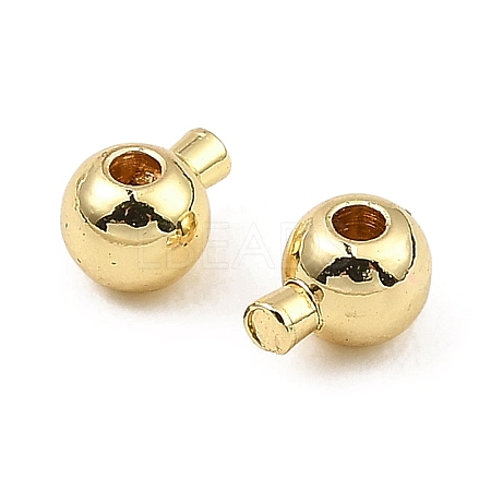 Brass Crimp Beads X-KK-Z030-16B-G-1