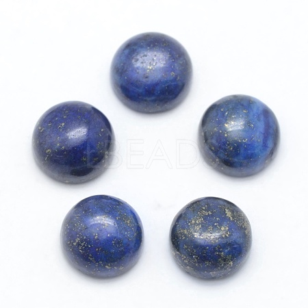 Natural Lapis Lazuli Cabochons G-E492-H-18-1