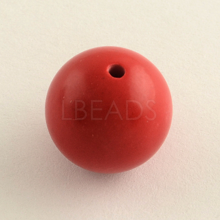 Round Cinnabar Beads CARL-Q002-8mm-1
