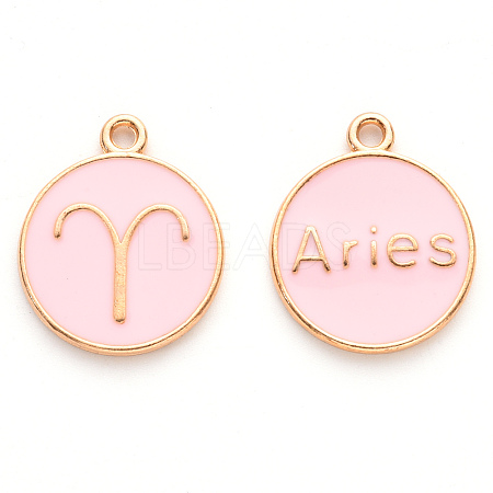 Alloy Enamel Pendants ENAM-S124-01A-09A-1
