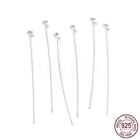 925 Sterling Silver Flat Head Pins STER-M117-03A-S-1