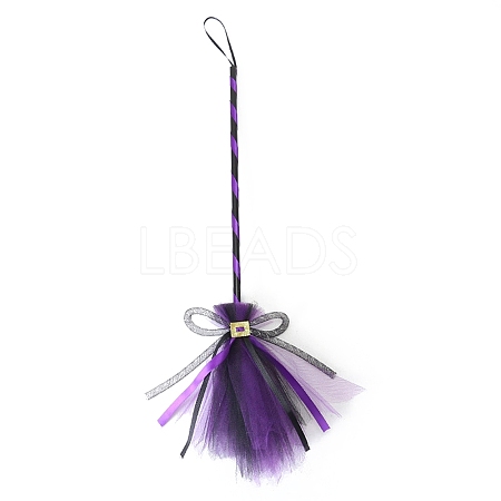 Halloween Witch Broom Ornament PW-WG20721-08-1