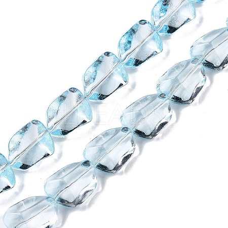 Electroplate Glass Beads Strands EGLA-N012-05D-1