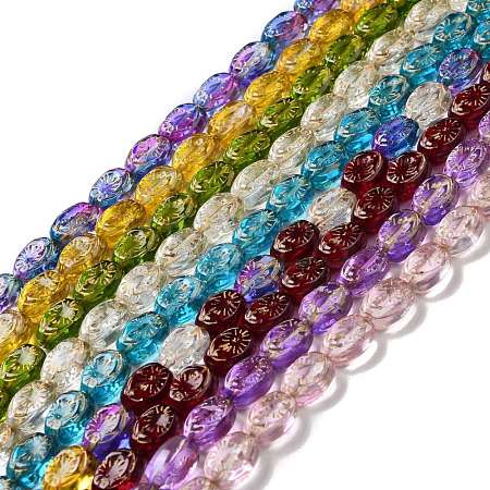 Transparent Glass Beads Strands GLAA-F114-05-1