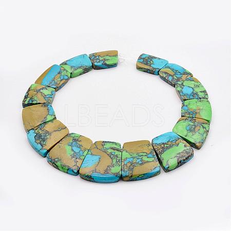 Synthetic Gemstone Beads Strands G-P296-G01-1
