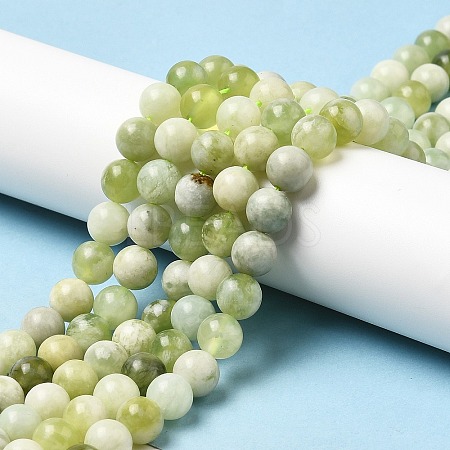 Natural New Jade Beads Strands G-K340-A01-01-1