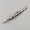 Stainless Steel Fine Ponited Tweezers TOOL-WH0125-50-1