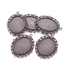 Tibetan Style Oval Pendant Cabochon Settings LS-TIBE-473-R-NR-2