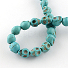 Gemstone Beads Strands TURQ-S105-10x10mm-07-3
