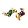 304 Stainless Steel Enamel Pendants STAS-B097-26G-01-2