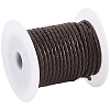 8M Braided Cowhide Leather Cord NWIR-3.0-02B-7