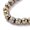 Electroplated Non-magnetic Synthetic Hematite Beads Strands G-G862-02I-3